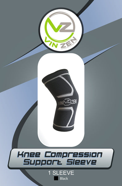 knee compression sleeve support packaging design vin zen gel knee sleeve silicone strips